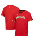 Men's Red Maryland Terrapins Softball V-Neck Jersey