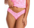 Фото #2 товара Трусы женские hanky panky 298499 Signature Lace Petite Low Rise, один размер, цвет Glow Pink