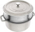 Фото #1 товара Zwilling Garnek żeliwny okrągły z wkładem STAUB La Cocotte 40508-822-0 - 3.8 ltr. biała trufla