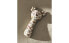 Floral print fabric children’s mouse rattle