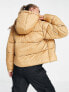 Фото #2 товара Missguided hooded padded jacket in stone