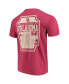 Фото #2 товара Men's Crimson Oklahoma Sooners Comfort Colors Campus Icon T-shirt