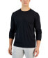 ფოტო #1 პროდუქტის Alfatech Long Sleeve Crewneck T-Shirt, Created for Macy's