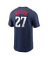 Men's Ryan Jeffers Navy Minnesota Twins Player Name and Number T-shirt