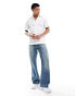 Фото #3 товара Tommy Hilfiger 1985 flex oxford regular fit short sleeve shirt in white