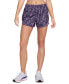 Women's One Tempo Dri-FIT Brief-Lined Printed Running Shorts Daybreak/daybreak/gravity Purple/black, XS - фото #3