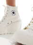 Фото #5 товара Converse Chuck 70 De Luxe Wedge trainer in white