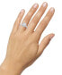 ფოტო #2 პროდუქტის Diamond Princess & Round Halo Ring (1 ct. t.w.) in 14k White Gold