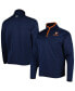 Men's Navy Virginia Cavaliers Rebound Quarter-Snap Jacket