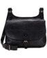 London Smooth Leather Saddle Bag