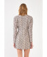 Women's Snake Skin Mini Dress