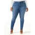 Фото #1 товара Sofia Vergara Jeans Women's Size 18W Blue Denim Super High-Rise Pullover Cotton