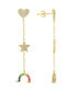 ფოტო #1 პროდუქტის Women's Fai Dangle Stud Drop Earrings