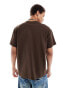 Фото #3 товара Dr Denim Trooper relaxed fit t-shirt in chocolate brown