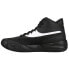 Фото #5 товара Puma Triple Mid Basketball Mens Black Sneakers Athletic Shoes 376451-09