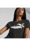 Фото #5 товара Ess+ Animal Tee - Kadın Siyah T-Shirt