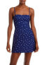 French Connection Women's Whisper Sweetheart-Neckline Dress in Blue Lobelia 2