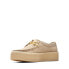 Фото #8 товара Clarks Wallabee Cup 26171855 Womens Beige Oxfords & Lace Ups Casual Shoes