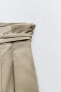Фото #5 товара Юбка-шорты с двойным поясом ZARA