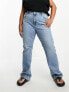 Levi's Plus 724 bootcut jeans in light wash blue
