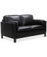 Фото #1 товара Virton 63" Leather Loveseat, Created for Macy's