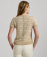 ფოტო #2 პროდუქტის Women's Short-Sleeve Geo-Print Sweater