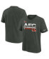 ფოტო #1 პროდუქტის Big Boys Anthracite Cincinnati Bengals 2021 AFC Champions Locker Room Trophy Collection T-shirt