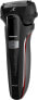 Фото #2 товара Электробритва Panasonic Series 500 ES-LL41 Hybrid Razor, 3-в-1 Бритва для бритья, стрижки и стайлинга, 2 насадки, черная