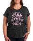 Фото #1 товара Women's Trendy Plus Size Team Mom Graphic T-Shirt