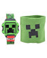Kids Unisex Minecraft Creeper Green and Black Silicone Watch 36mm Set