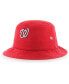 Men's Red Washington Nationals Primary Bucket Hat