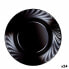 Фото #1 товара Тарелка глубокая Luminarc Trianon Чёрный Стекло (ø 22,5 cm) (24 штуки)