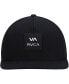 Men's Black Square Snapback Hat
