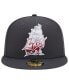 Фото #3 товара Men's Graphite Tampa Bay Buccaneers Color Dim 59FIFTY Fitted Hat