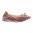 Фото #1 товара Bed Stu Bosworth F302001 Womens Brown Leather Slip On Ballet Flats Shoes