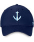 Фото #3 товара Men's Deep Sea Navy Blue Seattle Kraken Secondary Logo Flex Hat