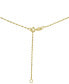 Фото #9 товара Macy's gemstone Solitaire Pendant Necklace in 14k Gold, 16" + 2" extender