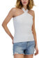 Women's Halter-Neck Sleeveless Sweater Top, Created for Macy's
