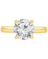 Фото #3 товара Certified Lab Grown Diamond Solitaire Engagement Ring (3 ct. t.w.) in 14k Gold