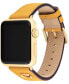 Фото #2 товара Ремешок для часов Coach Gold-Tone с кожаным ремешком 38мм, 41мм