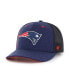 Фото #1 товара Men's Navy New England Patriots Pixelation Trophy Flex Hat