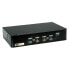ROLINE KVM Switch - 1 User - 4 PCs - DisplayPort - with USB Hub - 2560 x 1600 pixels - Black