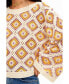 ფოტო #4 პროდუქტის Women's Multicolour crochet pullover