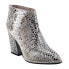 Diba True Pay Phone Snake Chelsea Booties Womens Size 6.5 M Casual Boots 26016-9
