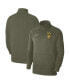 ფოტო #1 პროდუქტის Men's Olive Army Black Knights 1st Armored Division Old Ironsides Club Fleece Quarter-Zip Pullover Jacket