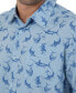 ფოტო #3 პროდუქტის Men's Short Sleeve Retro Billfish Fishing Shirt