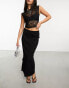 Фото #3 товара Noisy May bodycon maxi skirt in black