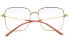 Фото #4 товара Оправа GUCCI GG0445O-001 Golden Square Optical Glasses