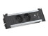 Фото #2 товара Bachmann Kapsa S - 0.2 m - 2 AC outlet(s) - Indoor - Type F - Black - Silver - 204 mm