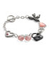 Faux Stone Signature Bowtique Charm Bracelet